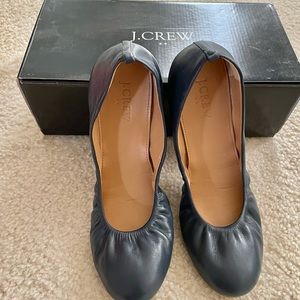 JCrew Anya Leather Ballet Flat